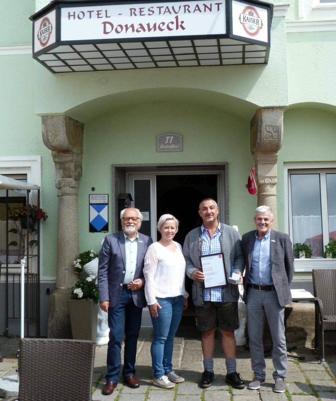 Hotel-Restaurant Zum Donaueck Mauthausen Exteriör bild