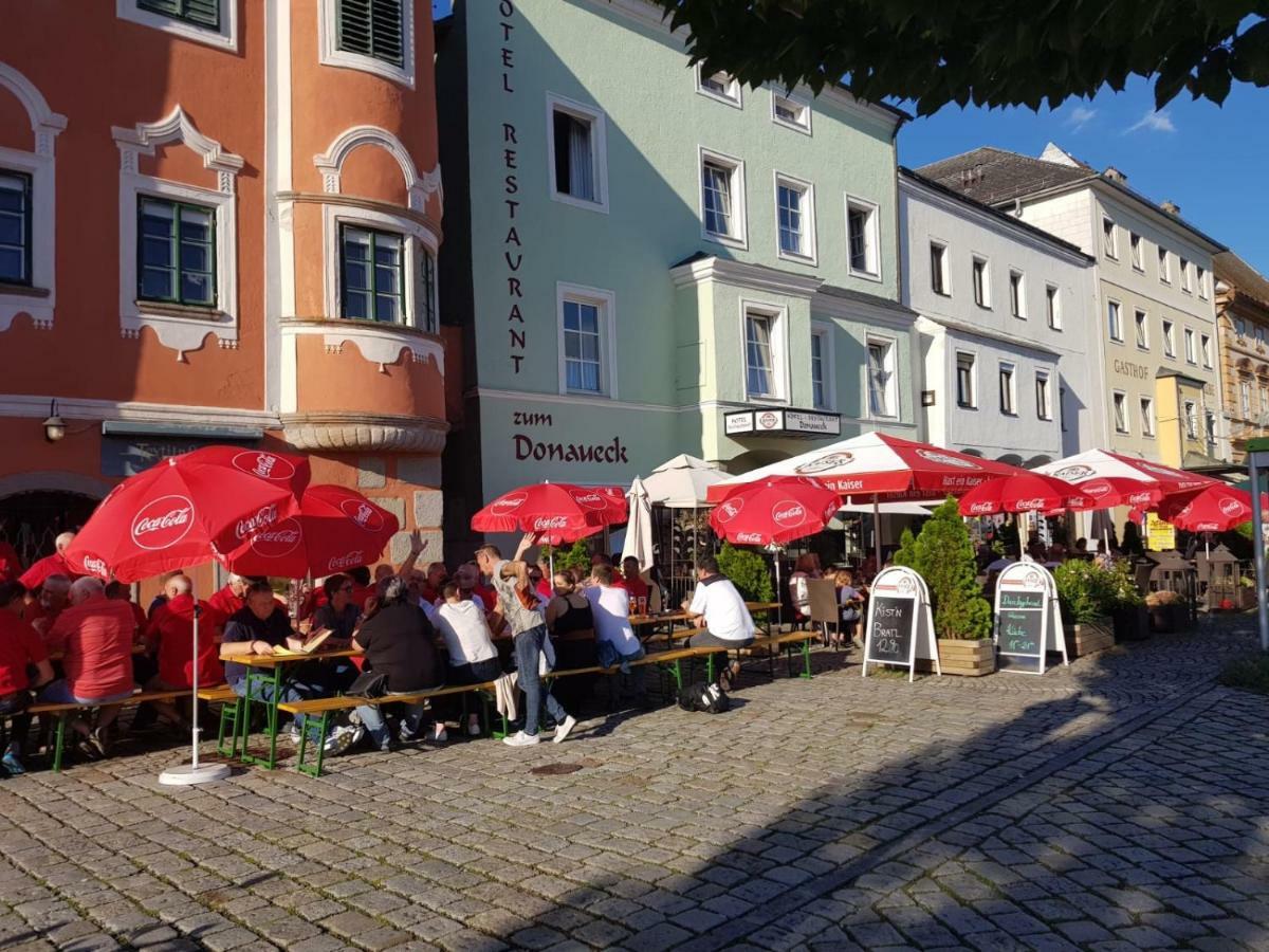 Hotel-Restaurant Zum Donaueck Mauthausen Exteriör bild